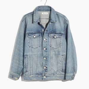 Madewell Oversized Trucker Jean Jacket Size Large